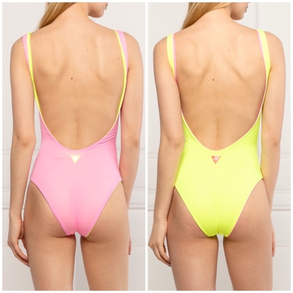 New GUESS REVERSIBLE SWIMSUIT DOUBLE - Picture 2 of 12